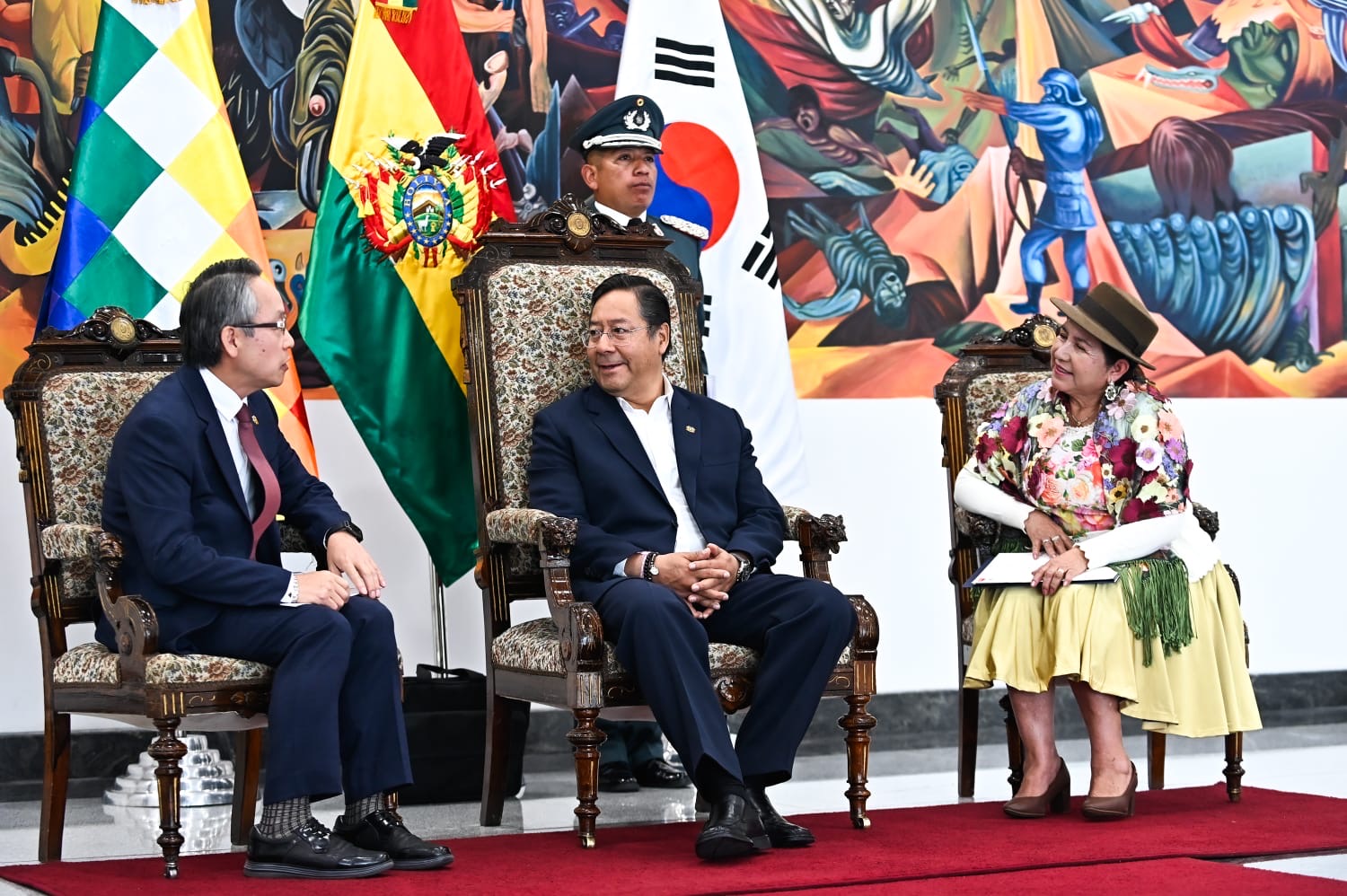 Presentación de Cartas Credenciales ante el Excmo. Presidente Luis Arce